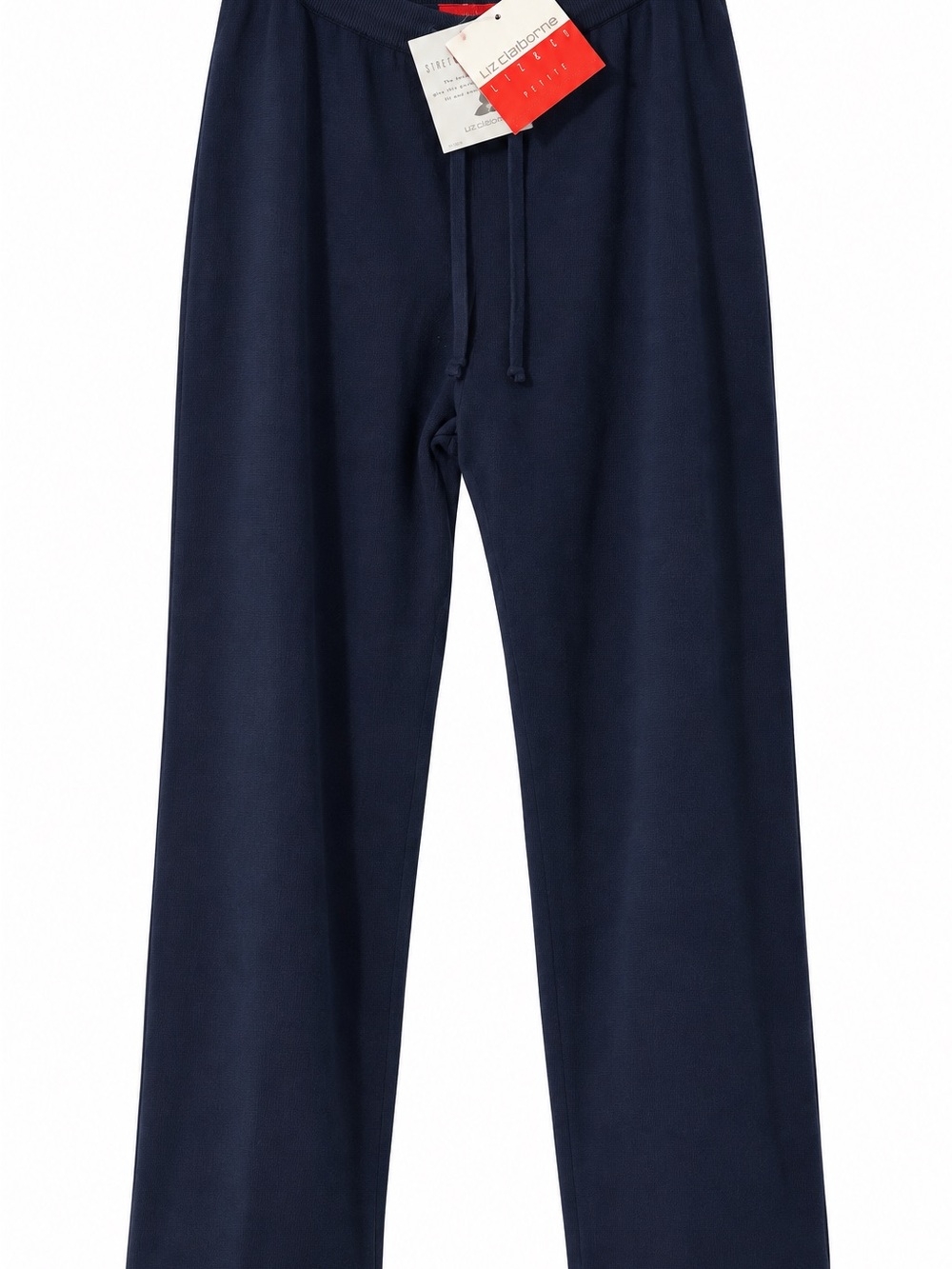 NWT Liz Claiborne- LizSport Cotton Knit Pants - PL - Picture 3 of 7